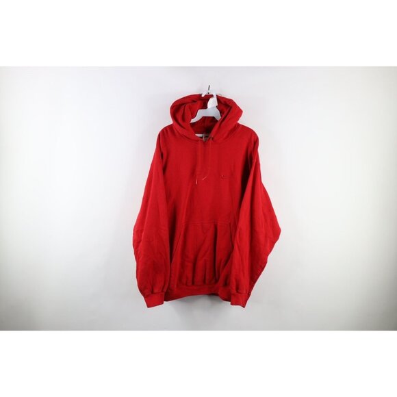 Vintage 90s Nike Mens M Faded Travis Scott Mini Swoosh Hoodie
